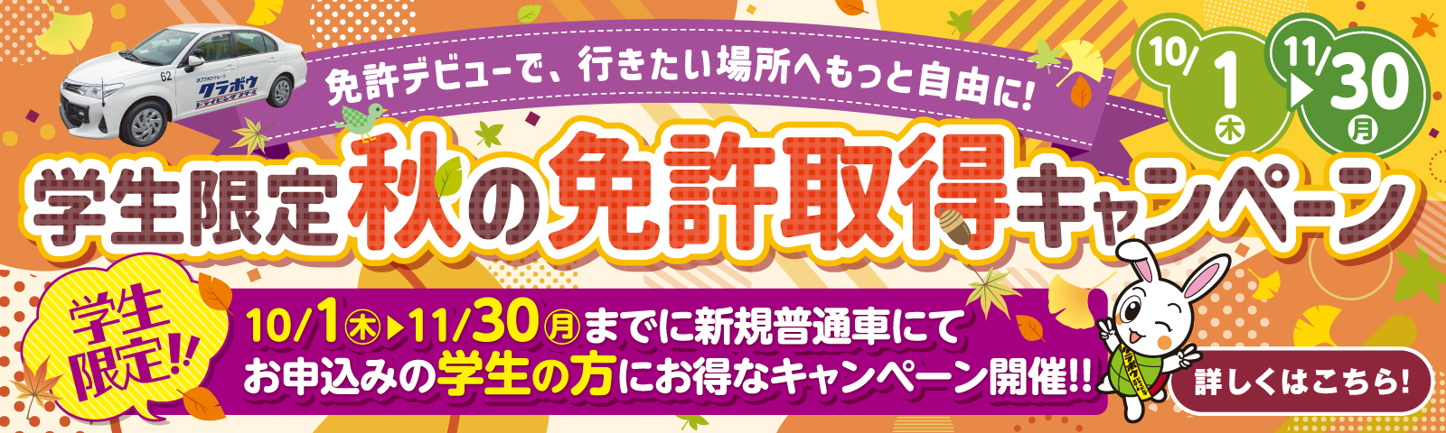 キャンペーン情報へ